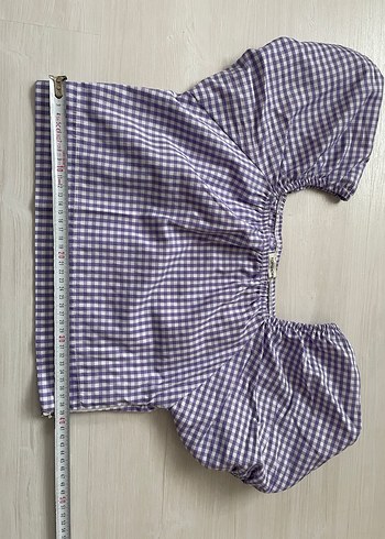 Lila Crop Bluz - Görsel 5