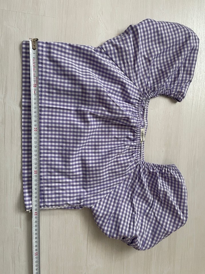 Lila Crop Bluz - Görsel 5