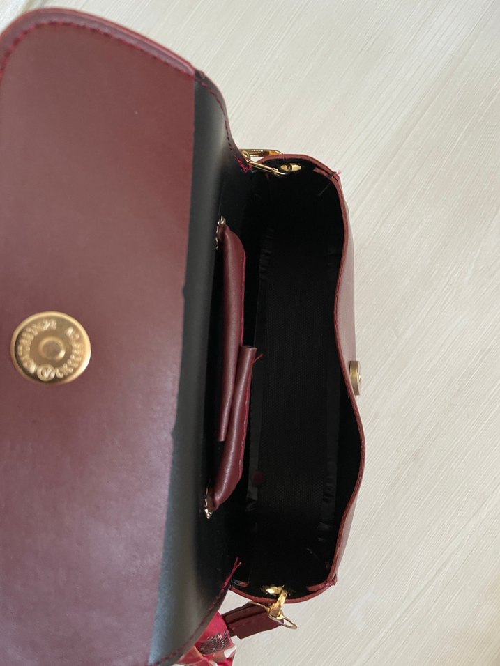 Bordo Çanta - Görsel 5