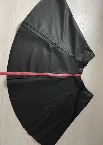 Siyah Deri Etek - Görsel 4