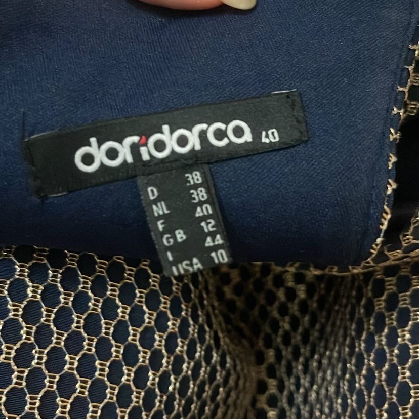 Klasik Lacivert Midi Abiye Elbise - Görsel 4