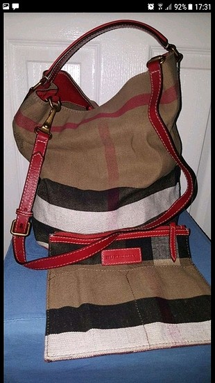 Orjinal Burberry Check Çanta