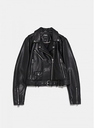 Biker deri ceket