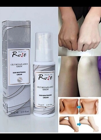 Rose cilt beyazlatıcı Krem 