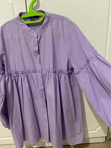 Lila gömlek - Görsel 4