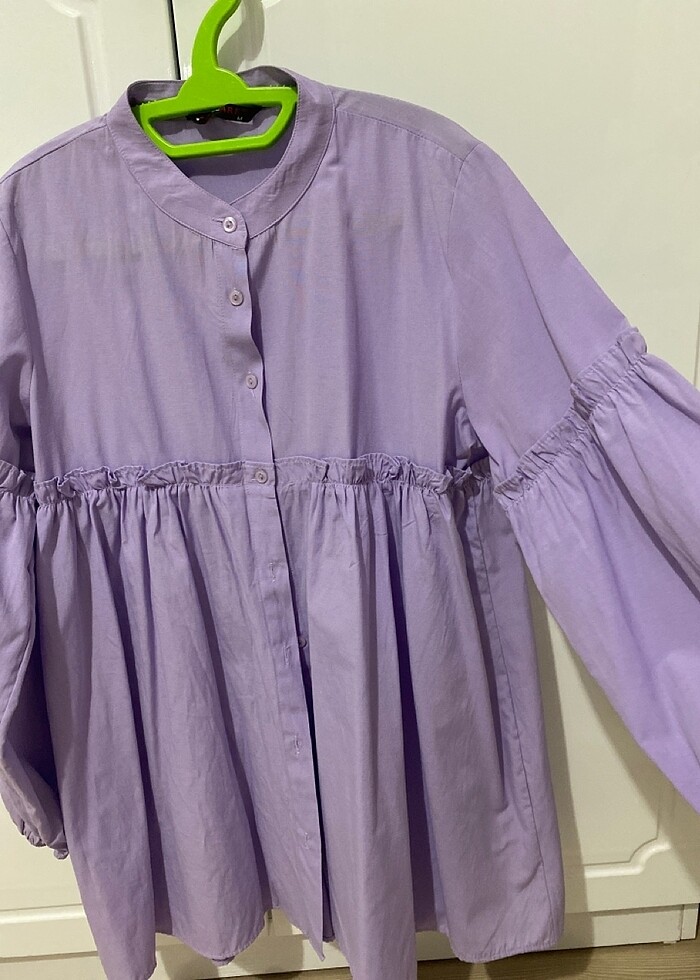 Lila gömlek - Görsel 4