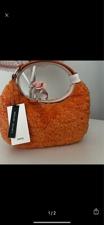 Mango peluş çanta