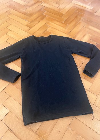 Siyah Çocuk Uzun Kollu termal Atlet - Görsel 5