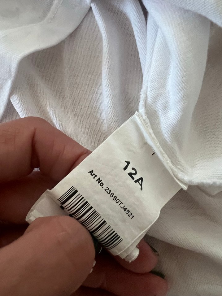 Kız Çocuk Baskılı Kısa Kollu Pamuklu Tişört - Görsel 4