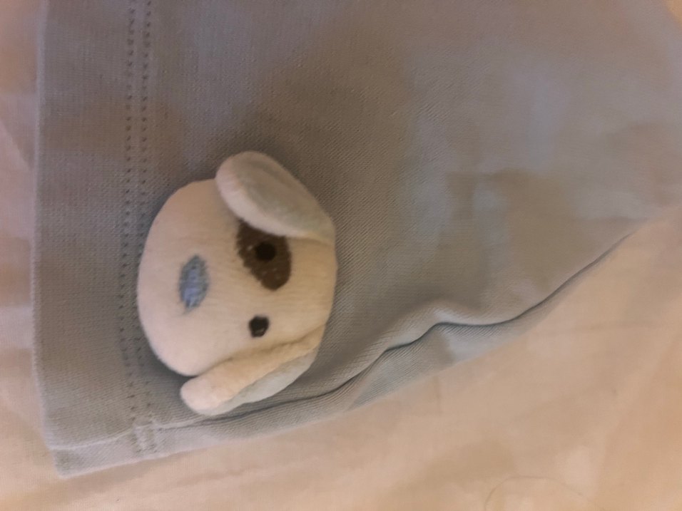 mavi yenidoğan Yumuşak Çocuk Şapkası - Görsel 2