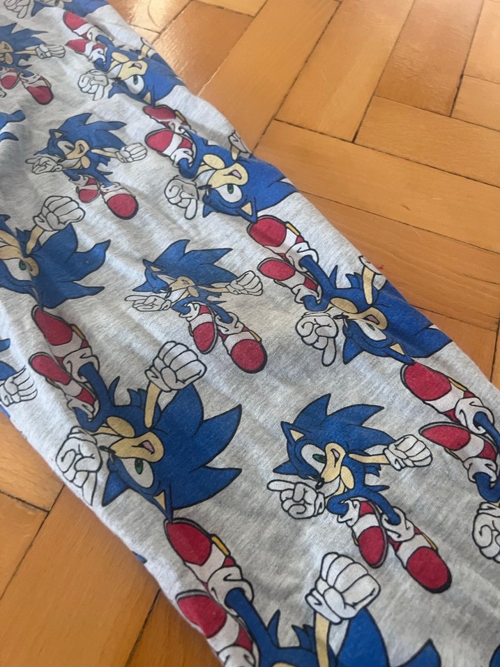 lcw Gri Erkek Çocuk sonic desen pijama alti - Görsel 4