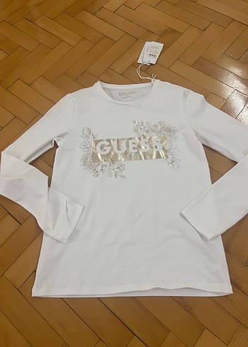 guess Uzun Kollu Kız Çocuk Tişörtü - Görsel 5