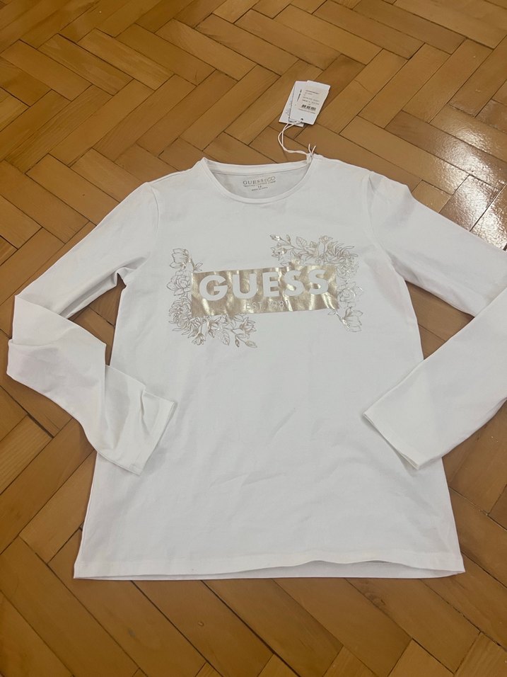 guess Uzun Kollu Kız Çocuk Tişörtü - Görsel 5