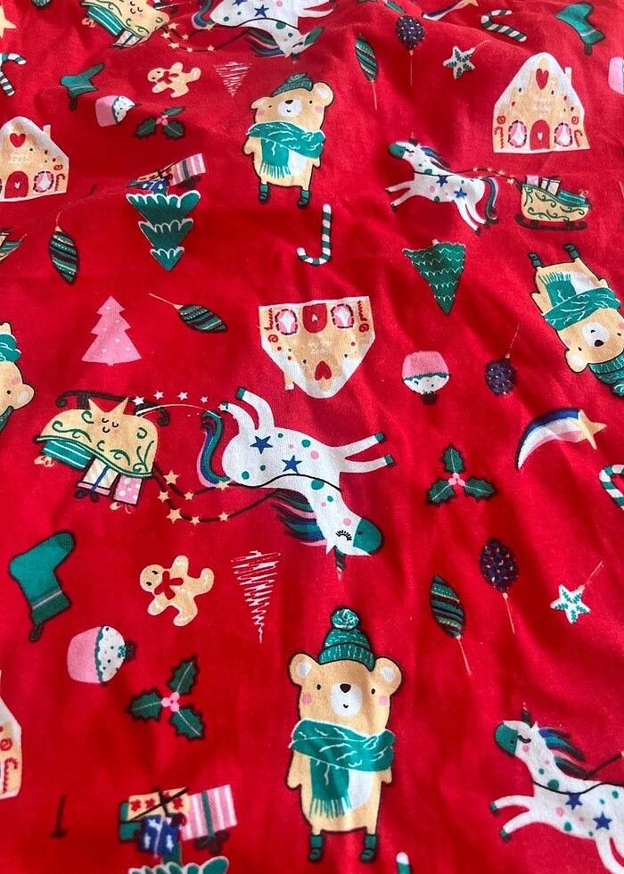 yilbasi desenli cocuk atlet - Görsel 2