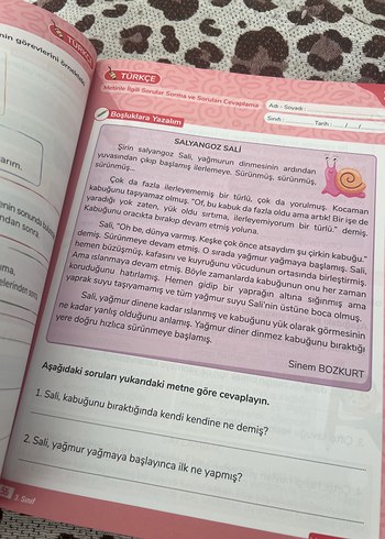 Beden Renk 3. Sınıf Çalışma Kağıtları 1-16. Hafta