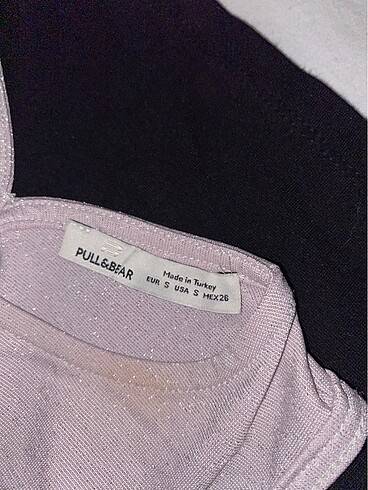 xs Beden pembe Renk sırt dekolteli crop