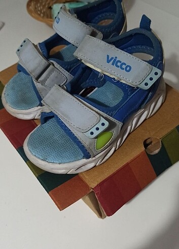 25 Beden mavi Renk Vicco sandalet