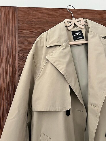 s Beden camel Renk Zara Trençkot