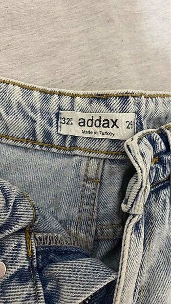 xs Beden mavi Renk addax kısa kot şort