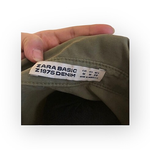 m Beden haki Renk Zara elbise