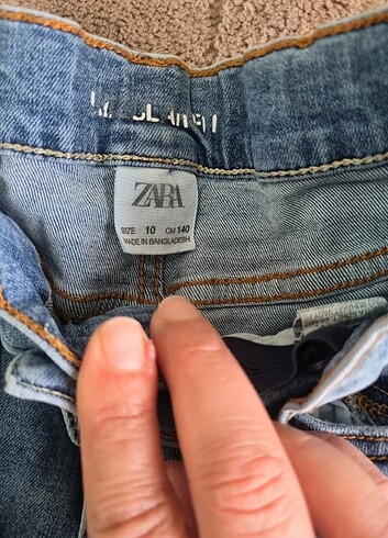 Zara 10 yaş kot şort