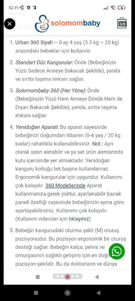 kanguru/ama kucağı - Görsel 3