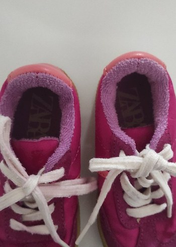 Kız Çocuk Pembe Bağcıklı Spor Ayakkabı - Görsel 2