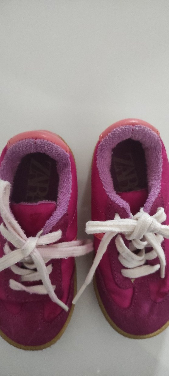 Kız Çocuk Pembe Bağcıklı Spor Ayakkabı - Görsel 2