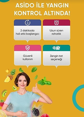  Beden ASİDO TROPİC 80 ÇİĞNEME TABLET
