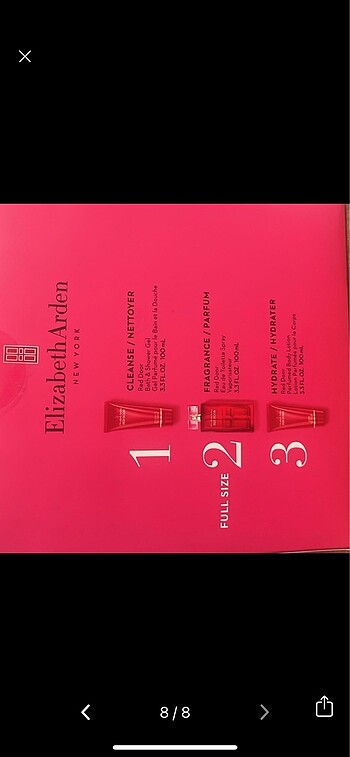 Beden Renk elizabeth arden red door parfum seti hepsı dolu