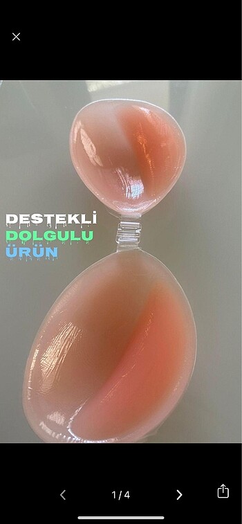 yapışkanlı sütyen