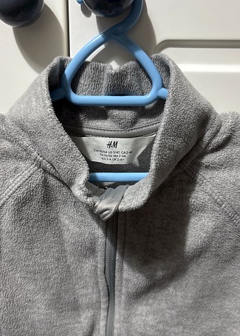 Gri Fermuarlı Yarım Boğazlı çocuk Polar - Görsel 2