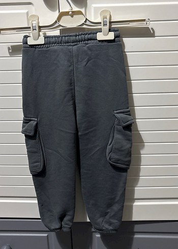 Gri Erkek Çocuk Kargo Eşofman Altı - Görsel 3