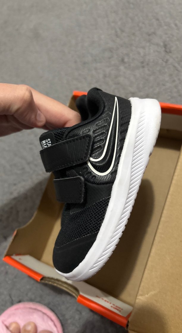 Siyah Erkek Çocuk Cırt Cırtlı Spor Ayakkabı - Görsel 3