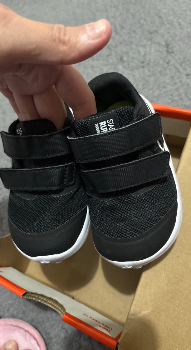 Siyah Erkek Çocuk Cırt Cırtlı Spor Ayakkabı - Görsel 2