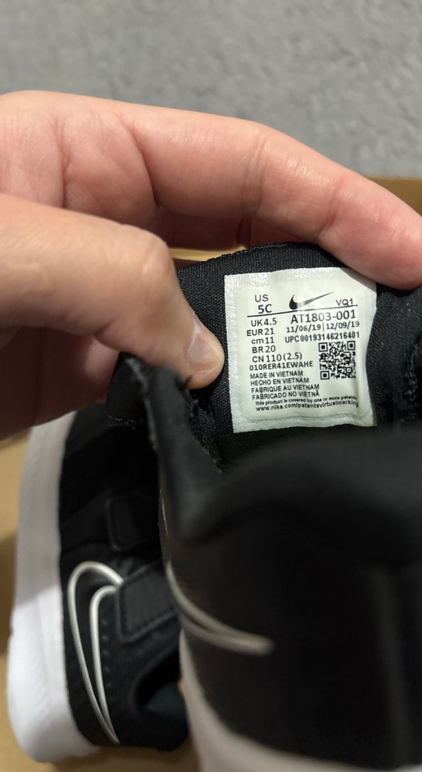 Siyah Erkek Çocuk Cırt Cırtlı Spor Ayakkabı - Görsel 5