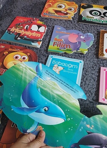  Beden Renk 0-3 yaş Hikaye Kitapları(Hepsi Karton)