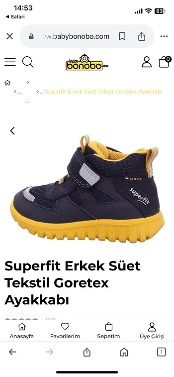 28 Beden Superfit erkek süet bot