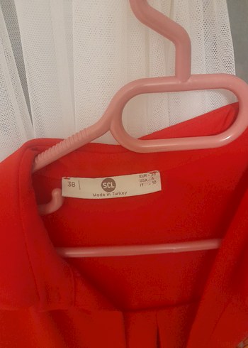 38 Beden kırmızı Renk Kırmızı Bohem Uzun tunik secıl marka 38 beden yenı sayılır