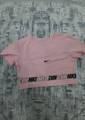 Pembe Mini Spor Üst, Yüksek Yakalı, Kısa Kollu - Görsel 3
