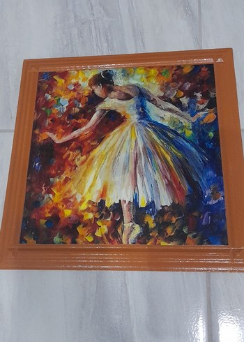 Beden çeşitli Renk Renkli Soyut Dans Eden Kadınlar Tablosu 25 x25