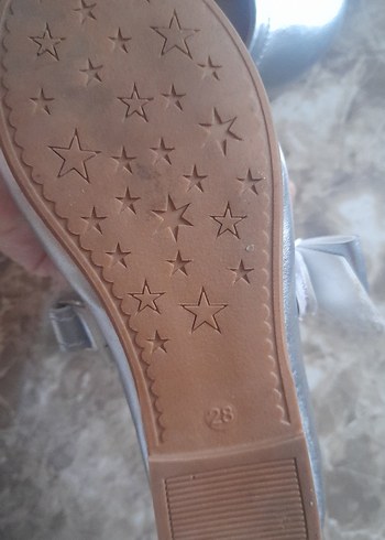 Kemerli Gri Kız Babet Ayakkabı 28 numara yenı sayılır - Görsel 4