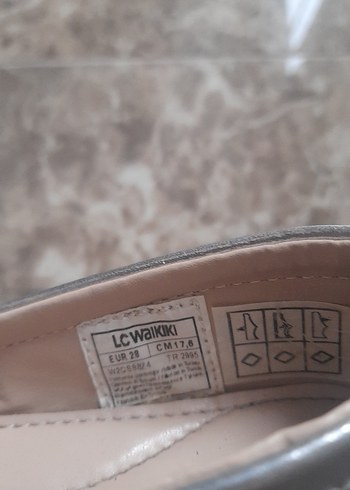 Kemerli Gri Kız Babet Ayakkabı 28 numara yenı sayılır - Görsel 3