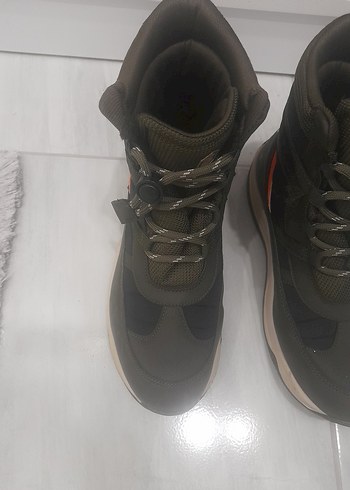 Erkek Haki Gri Street Wear Ayakkabı Bağı bot 39 numara - Görsel 6