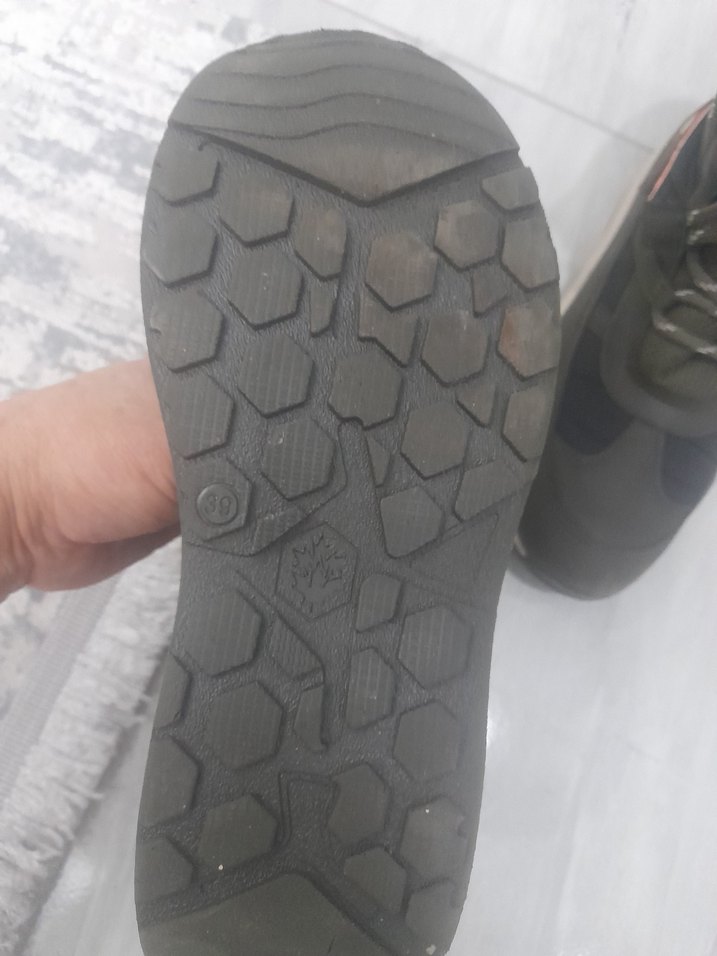 Erkek Haki Gri Street Wear Ayakkabı Bağı bot 39 numara - Görsel 4