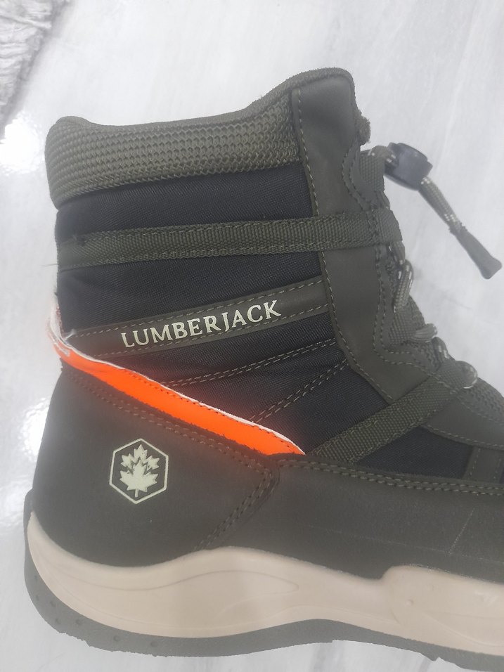 Erkek Haki Gri Street Wear Ayakkabı Bağı bot 39 numara - Görsel 2