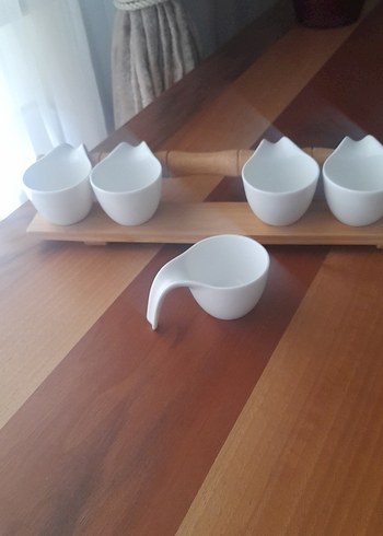 Modern Beyaz Seramik Sosluk Seti yenı sıfır ürün - Görsel 8