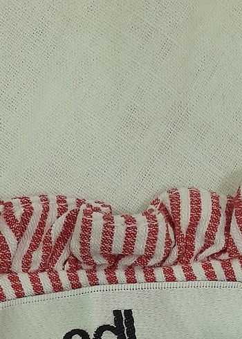 Düğmeli  Çizgili V Yaka Kadın Gömlek adil ısık marka - Görsel 8