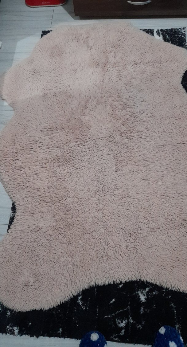 pudra Pastel Renkli Modern post  Şekilli Halı - Görsel 5