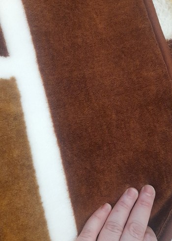 Kahverengi Çocuk Battaniyesi bebek için az kulandım - Görsel 5